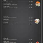 Menu Go Sushi Casablanca February 2024 035212-794800